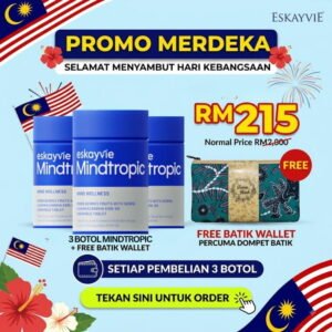Mindtropic 3 Botol Free Dompet Batik 1